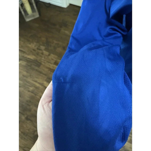 Adidas KU University Of Kansas Jayhawks Basketaball Long Sleeve Athletic Shirt M - Picture 5 of 7